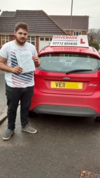 Well done Dave. Passed your driving test first time today with only 1 minor fault. Great result, take care mate driving around in your Fiat Stilo. Drive Safe!...