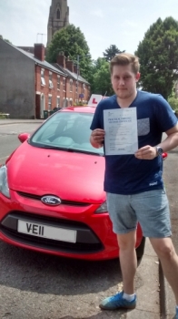 Well done Dec passed your driving test today with only 3 minor faults. Great result. Drive safe....