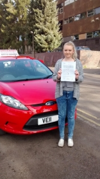 Well done Hannah. Passed your driving test first time today with the strictest examiner in Worcester and made only 3 minor faults. Great result. Drive Safe!...