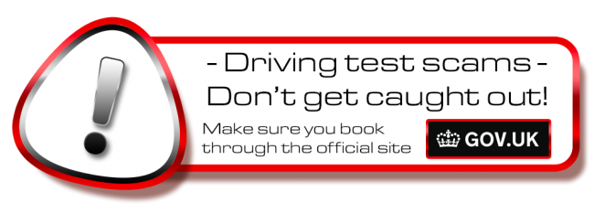 Don´t get scammed! book your theory or driving test in Worcester on the .gov site