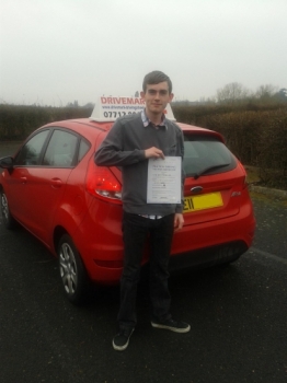 Well done Aston on passing your driving test first time today. Hope to see you around in your Peugeot and don't forget, Drive Safe!...