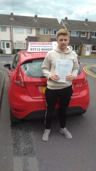 Well done Ben. Passed your test first time today with only 3 minor faults. All of the hard work was worth it. Take care. Drive Safe!...
