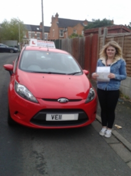 Congratulations Frankie on passing your driving test first time today. Hopefully you´ll be out and about soon in your Toyota Aygo. Well done. Drive Safe!...