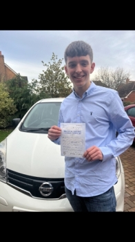 Well done Archie. Passed your driving test today with ease. Take care mate.. Drive Safe
