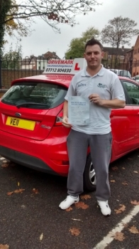 Well done Mart. Passed your driving test first time today with only 2 minor faults. All the best for the future mate. Drive Safe!...