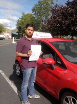 Well done for passing your driving test with probably one of Worcesters strictest examiners. Great result and drive safe!...