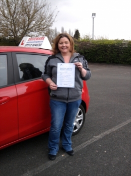 I've just passed my test first time with only 1 minor fault thanks to Mark. He has been really patient, excellent teaching methods, could not have done it without him. Thanks so much for everything.....
Teresa Woods....