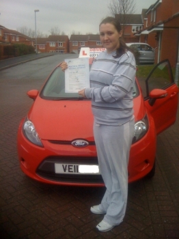 Congratulations Lynne. A first time pass in the pouring rain with the strictest driving examiner in Worcester. I look forward to seeing you out and about in your new MG Rover. Well done. Drive Safe!...
