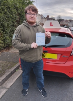 Well done Oskar. Passed your driving test first time today with only 1 minor fault. All the hard work finally paid off, take care. Drive safe!...