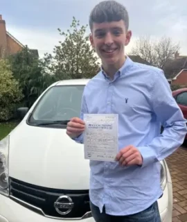 Well done Archie. Passed your driving test today with ease. Take care mate.. Drive Safe!