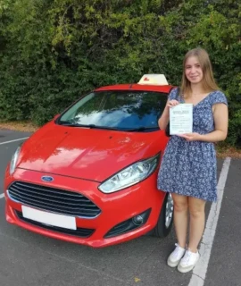 Passed 1st Time! Well done Viki. Passed your test first attempt today. Well deserved, you've worked very hard on your lessons.. Drive Safe!
